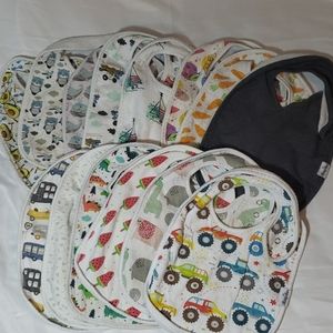 Organic kiddy start bibs adjustable